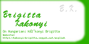 brigitta kakonyi business card